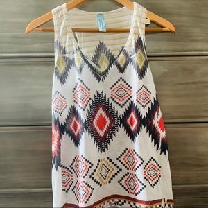 M Fasis Racerback Rhinstone Tank